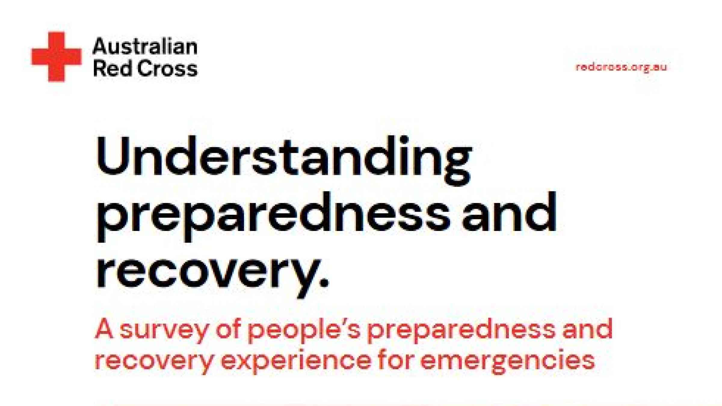 Understanding Preparedness And Recovery: A Survey Of People's ...