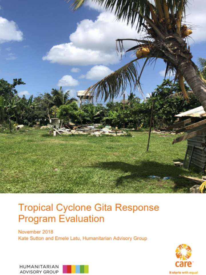 Tropical Cyclone Gita Response Program Evaluation