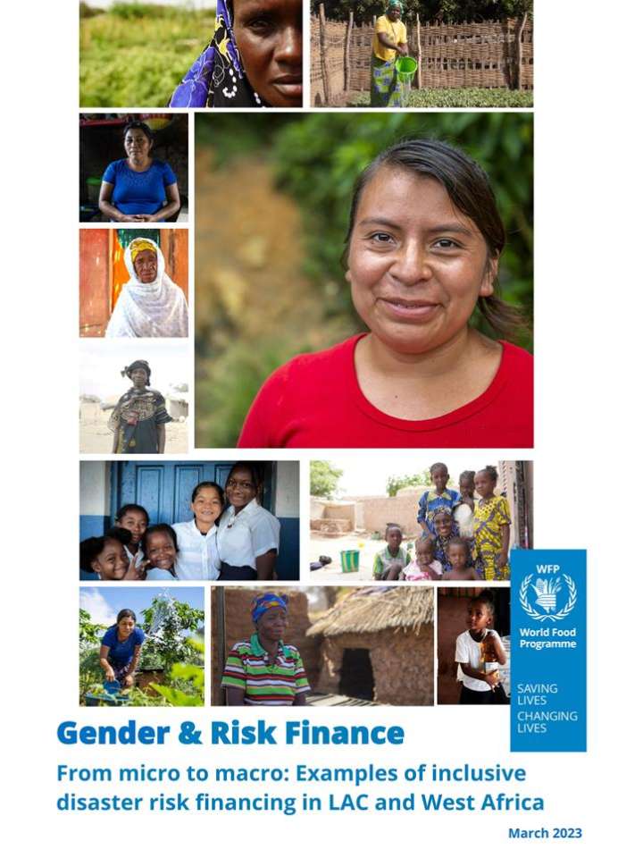 Cover of 2023 - Gender & Risk Finance - From Micro to Macro: Examples of Inclusive Disaster Risk Financing in LAC and West Africa