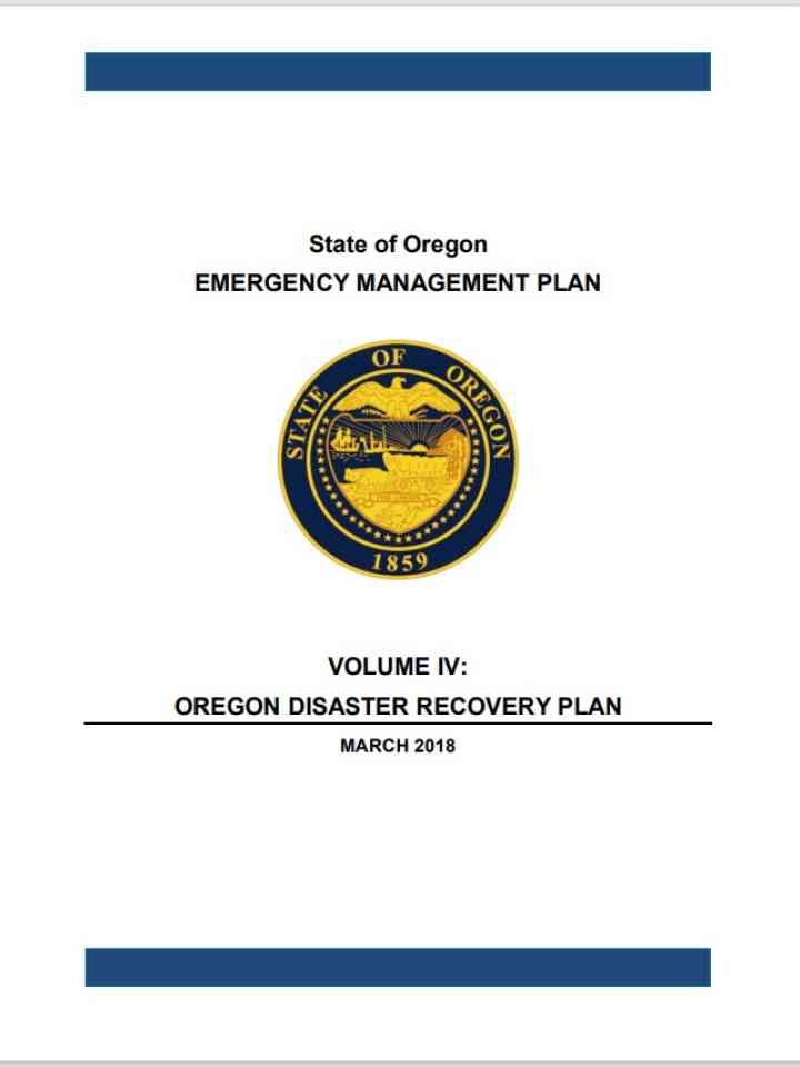 Oregon Disaster Recovery Plan