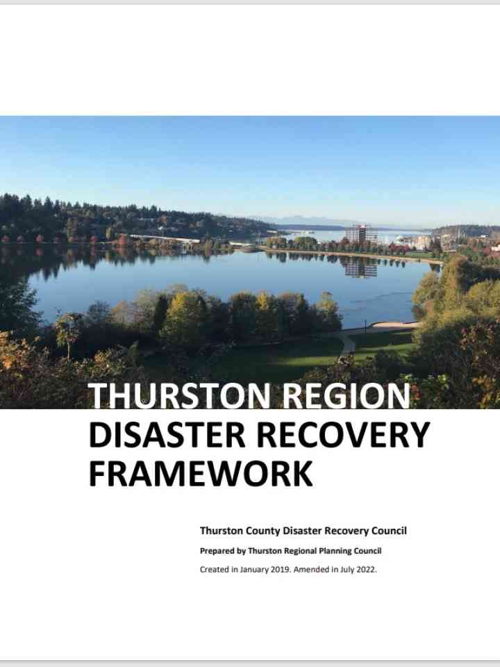 Thurston Region Disaster Recovery Framework