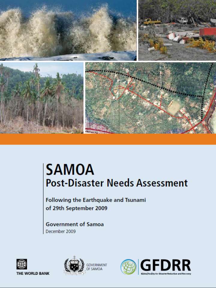 Earthquake and Tsunami 2009 Samoa Post-Disaster Needs Assessment