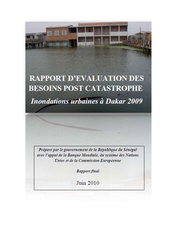 Floods 2009 Senegal Post Disaster Needs Assessment -FR
