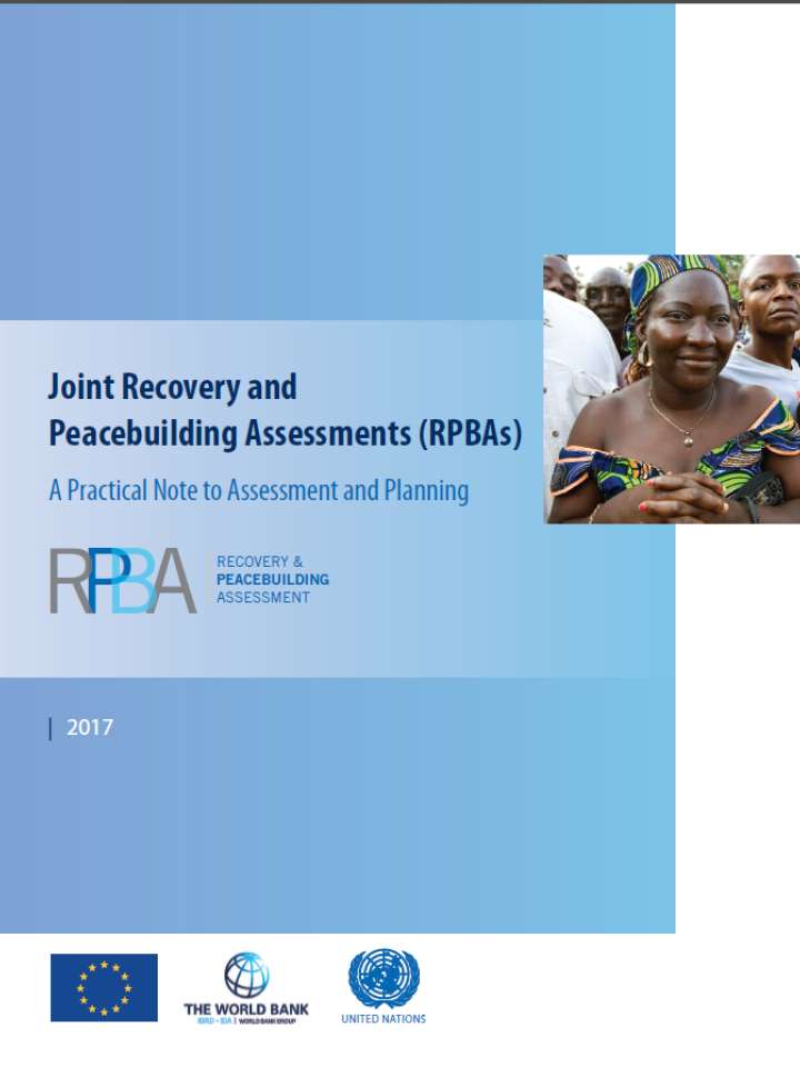 Joint Recovery and Peacebuilding Assessments (RPBAs)