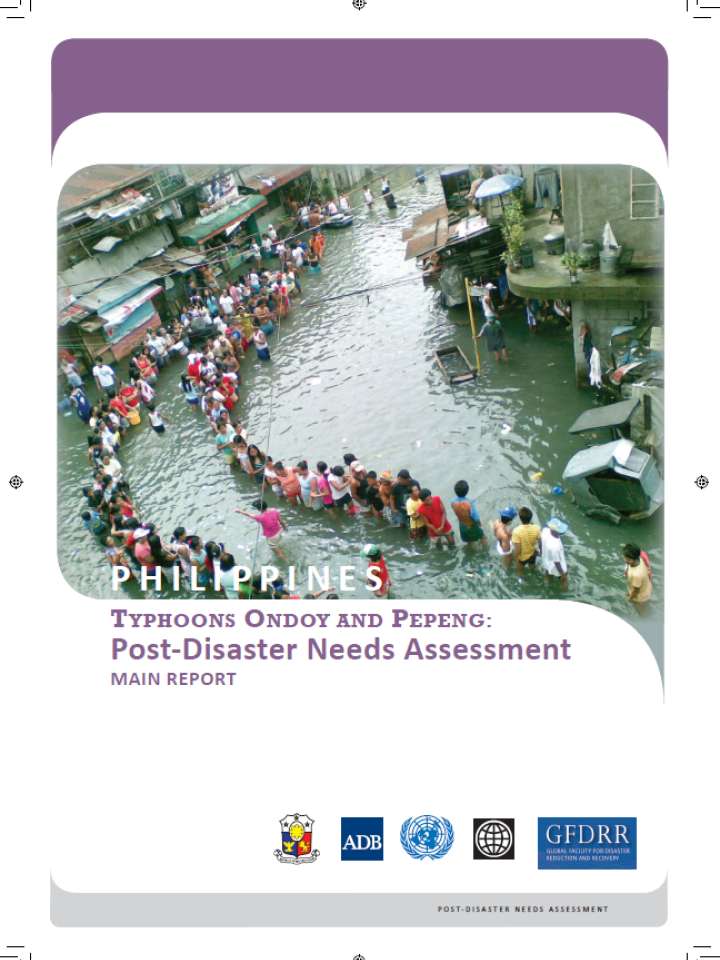 Typhoons Ondoy and Pepeng 2009 the Philippines Post-Disaster Needs Assessment Main Report