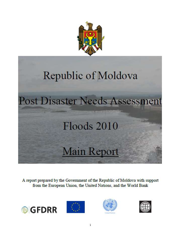 Floods 2010 Moldova Post Disaster Needs Assessment Main Report