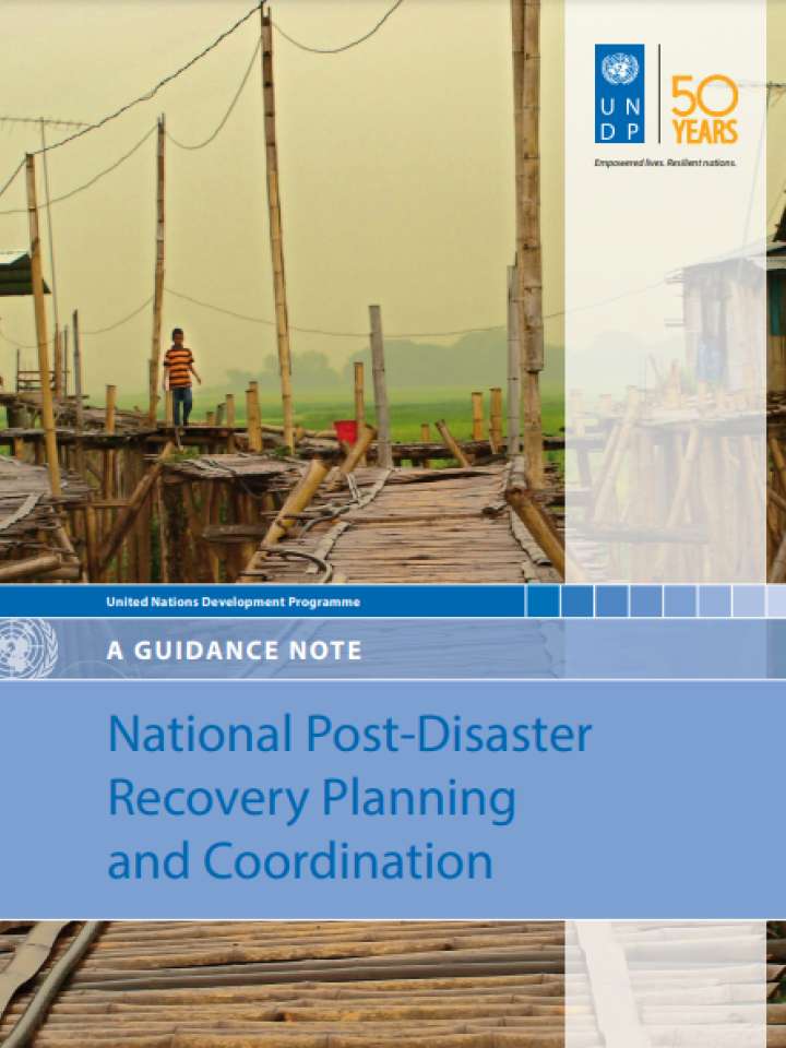 A Guidance Note National Post-Disaster Recovery Planning and Coordination