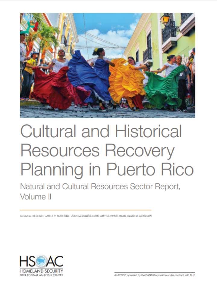 Cultural and Historical Resources Recovery Planning in Puerto Rico