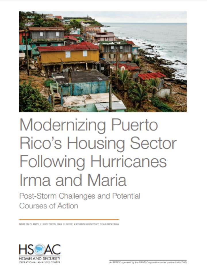 Modernizing Puerto Rico's Housing Sector Following Hurricanes Irma and Maria