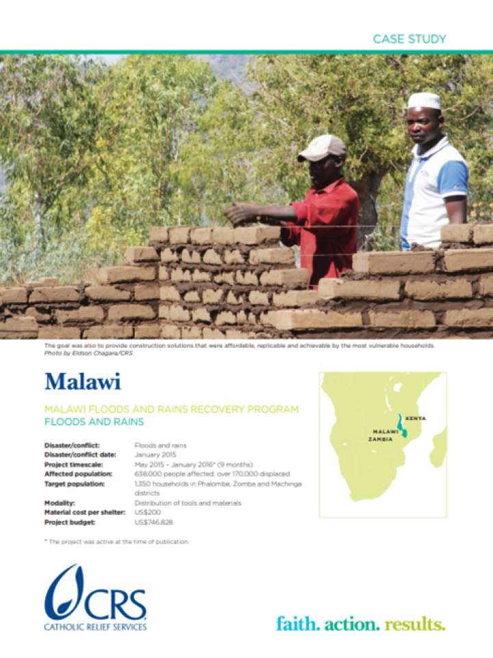 Malawi Floods and Rains Recovery Program: Floods and Rains