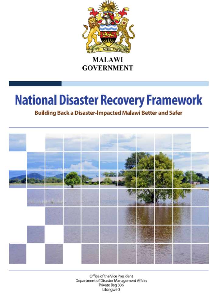 Malawi National Disaster Recovery Framework Report 2015. Volume 1