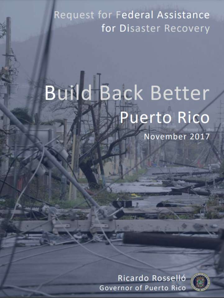 Build Back Better Puerto Rico November 2017