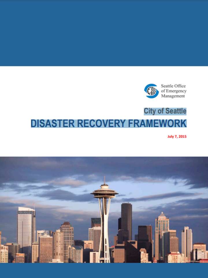City of Seattle Disaster Recovery Framework
