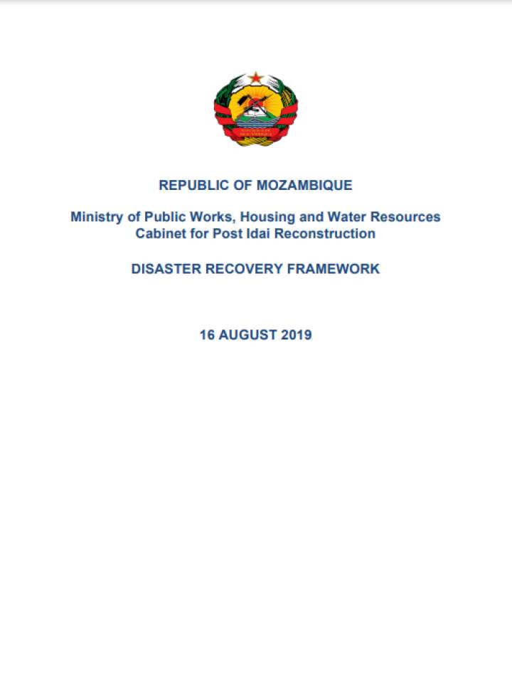 Mozambique Disaster Recovery Framework 2019