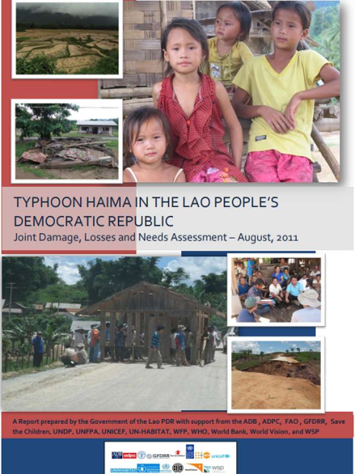 Typhoon Haima in the Lao People's Democratic Republic Joint Damage, Losses and Needs Assessment