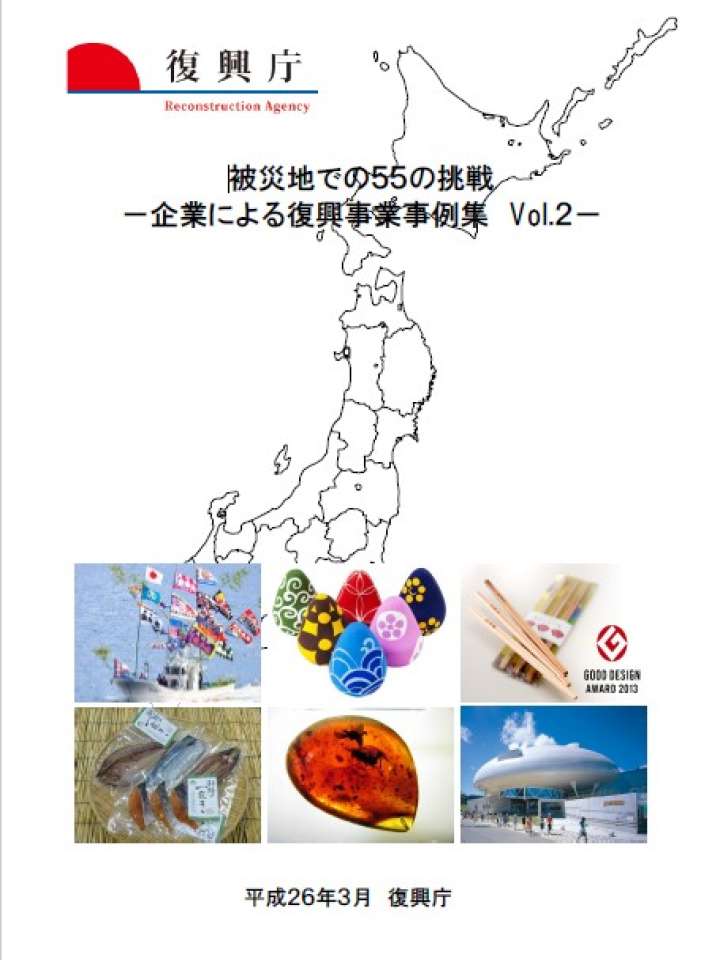 被災地での５５の挑戦―企業による復興事業事例集 Vol.2―　（2014）