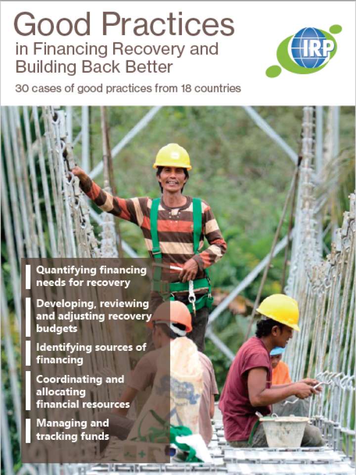 Good Practices in Financing Recovery and Building Back Better
