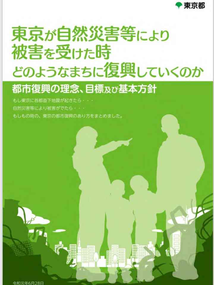 都市復興の理念、目標及び基本方針