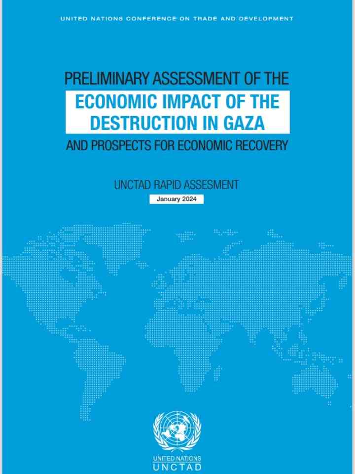 Preliminary assessment of the economic impact of the destruction in Gaza and prospects for economic recovery