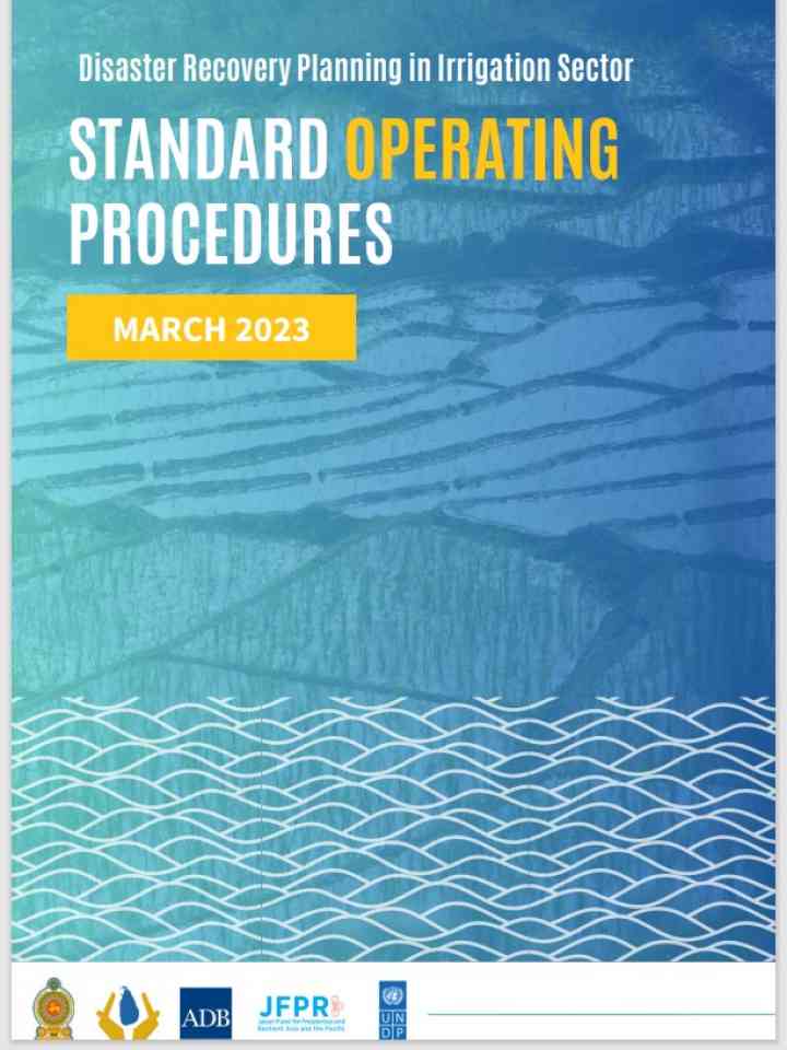 Disaster Recovery Planning in Irrigation Sector- Standard Operating Procedures
