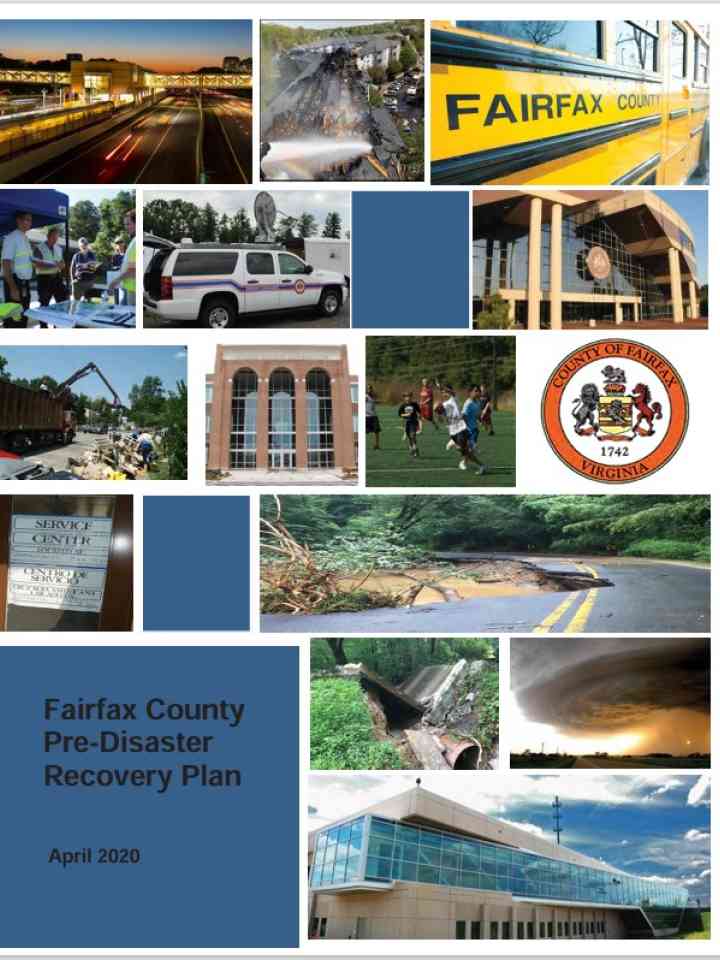 Fairfax County Pre-Disaster Recovery Plan