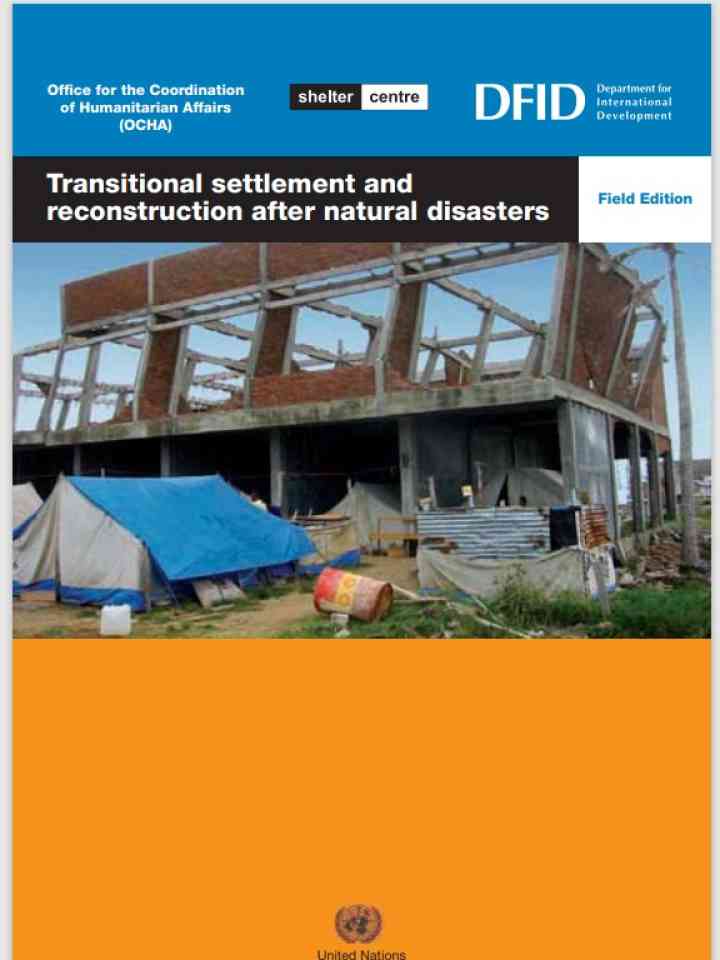 Transitional Settlement and Reconstruction After Natural Disasters