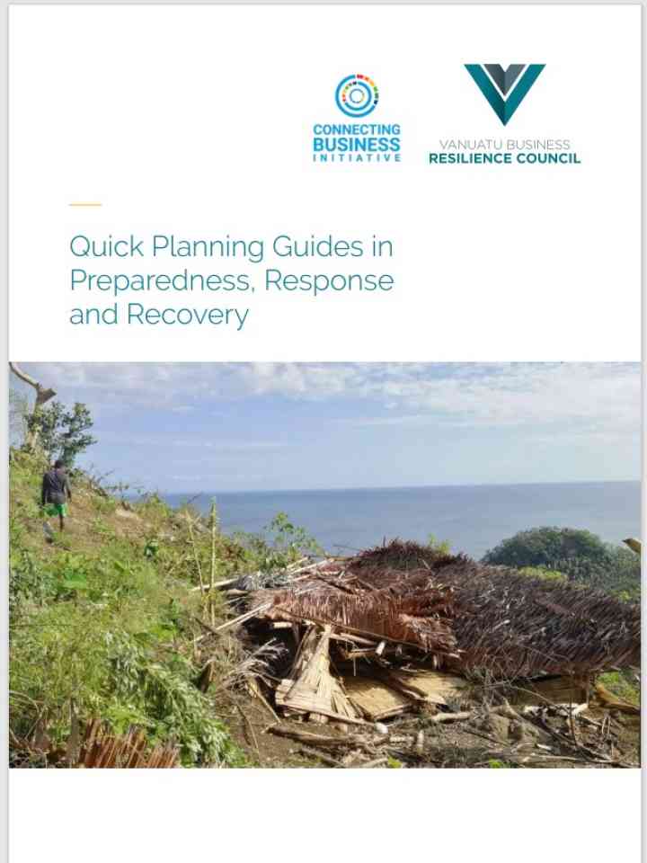 Quick Planning Guides in Preparedness, Response and Recovery