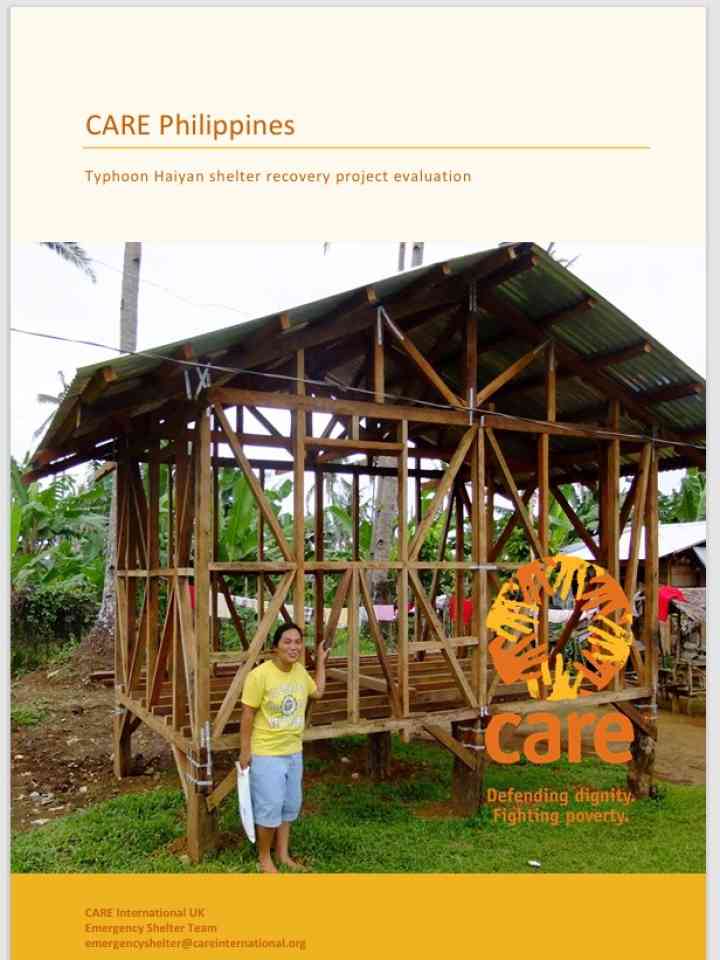 CARE Philippines: Typhoon Haiyan Shelter Recovery Project Evaluation