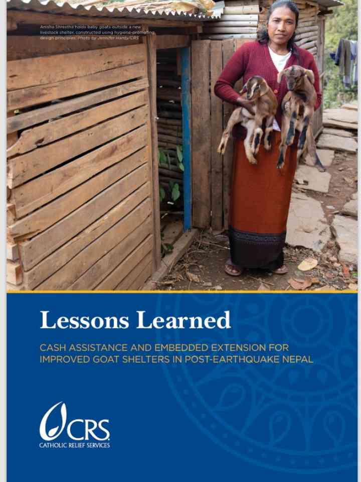 Lessons Learned Cash Assistance and Embedded Extension for Improved Goat Shelters in Post-Earthquake Nepal