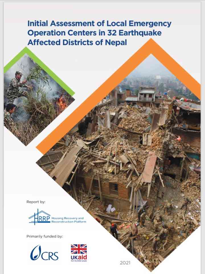 Initial Assessment of Local Emergency Operation Centers in 32 Earthquake Affected Districts of Nepal