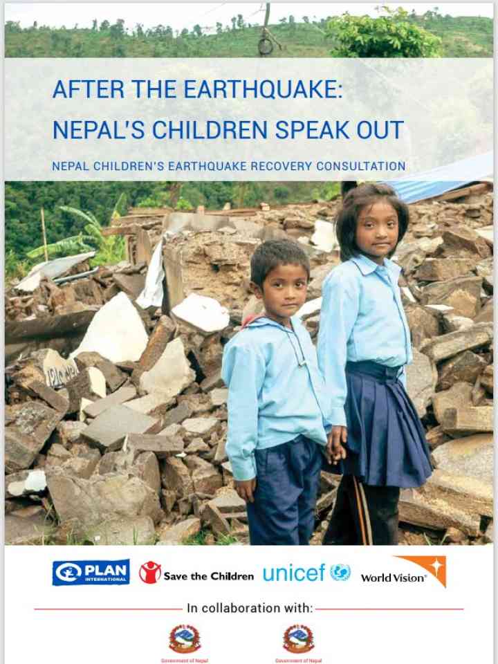 After the Earthquake: Nepal’s children speak out