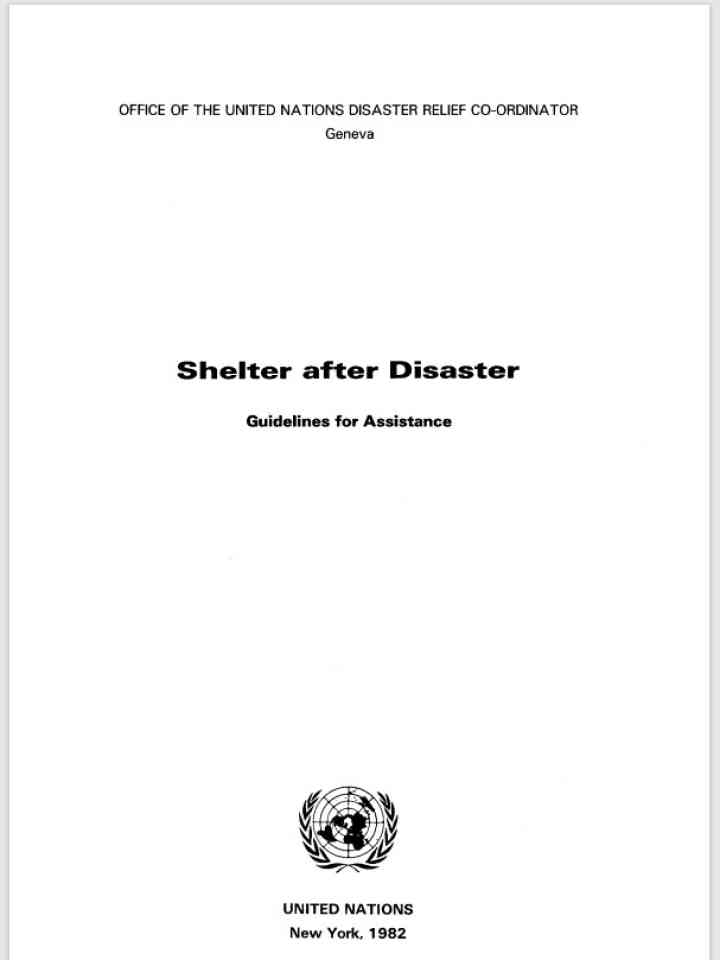 Shelter After Disaster