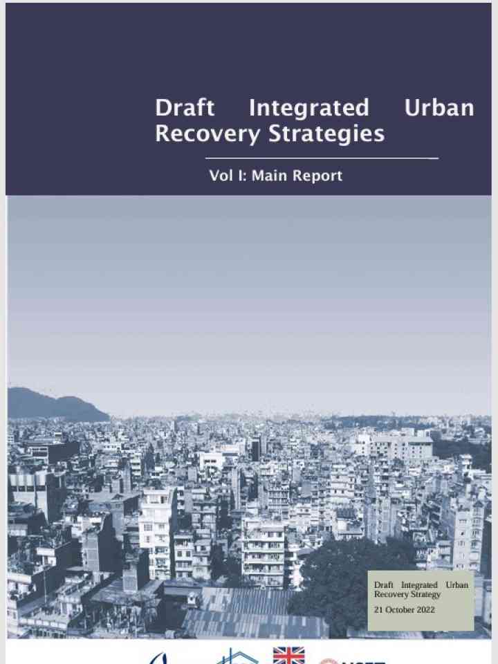 Cover_CRS and National Housing and Settlements Resilience Platform (NHSRP)