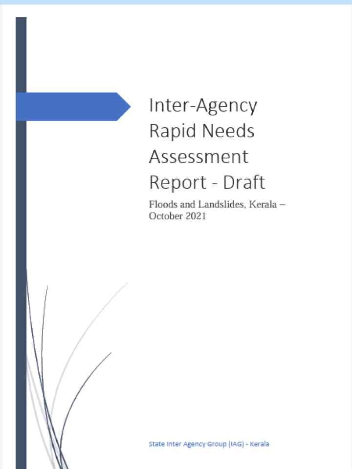 Cover_State Inter Agency Group (IAG) - Kerala 