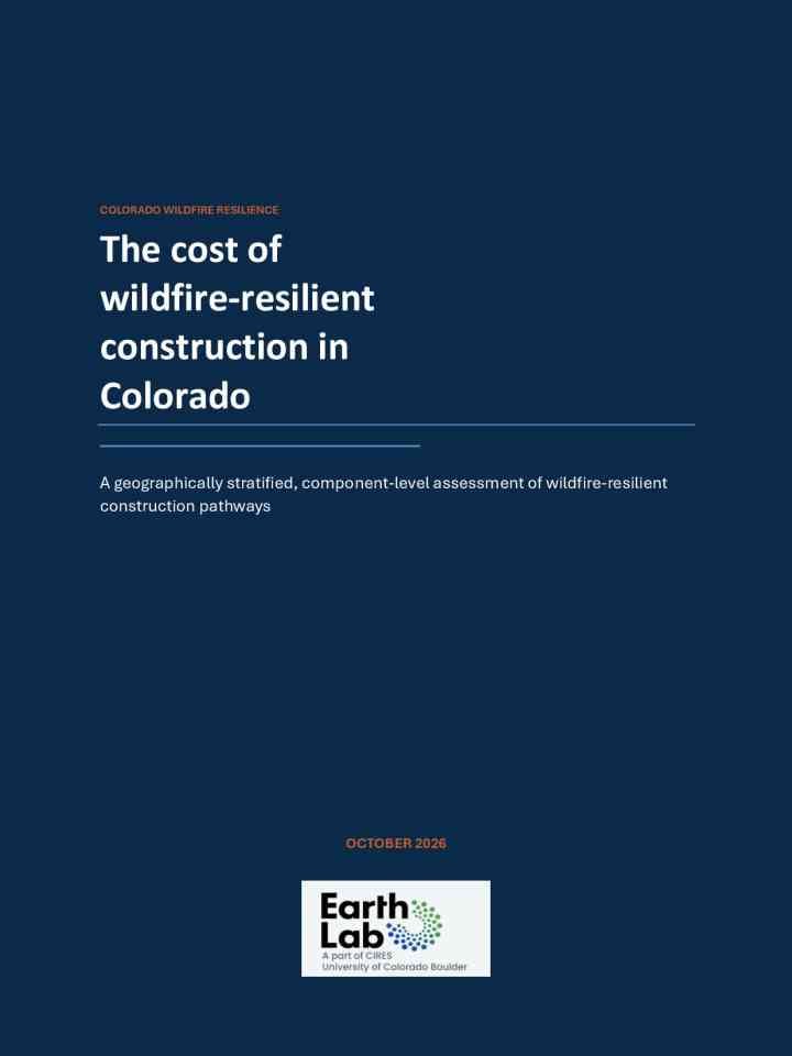 The cost of wildfire-resilient construction in Colorado thumbnail