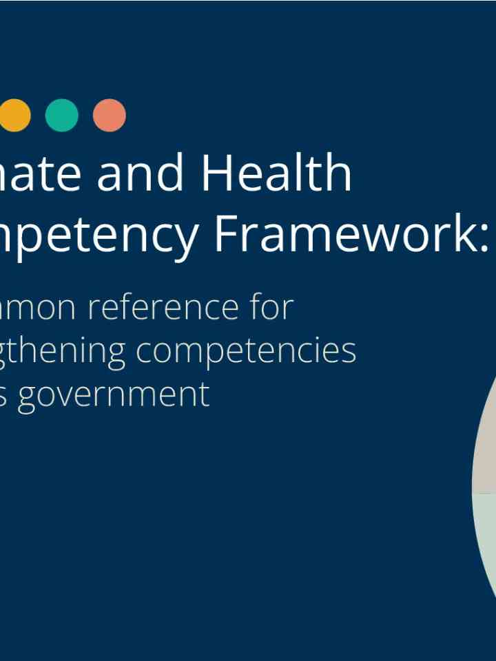 Climate and health competency framework a common reference for strengthening competencies across government thumbnail