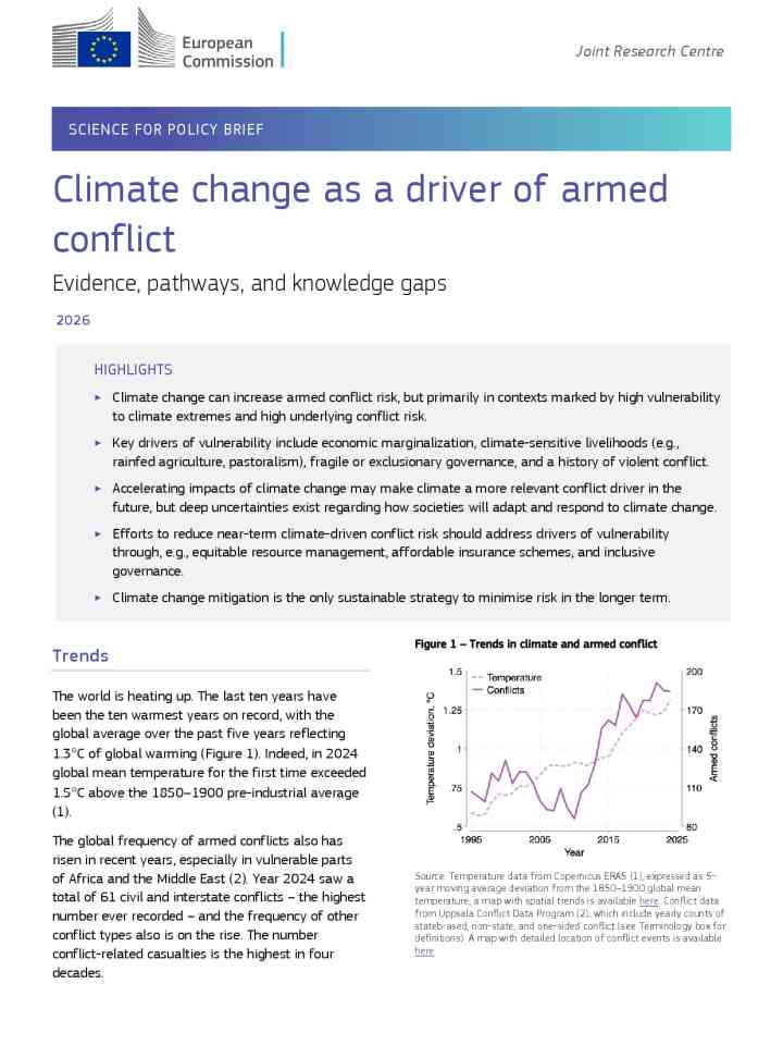 Climate change as a driver of conflict thumbnail